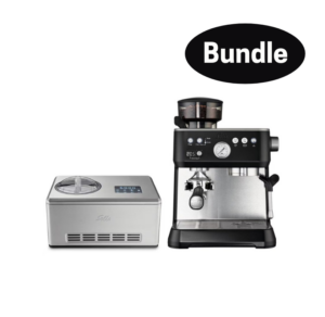 SOLIS Gelateria Pro Touch 3 in 1 (Glacé & Joghurt & Slushy) + SOLIS Grind & Infuse Perfetta - Silver