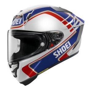 Shoei Helm X-Spirit Pro Gardner - White/Blue/Red