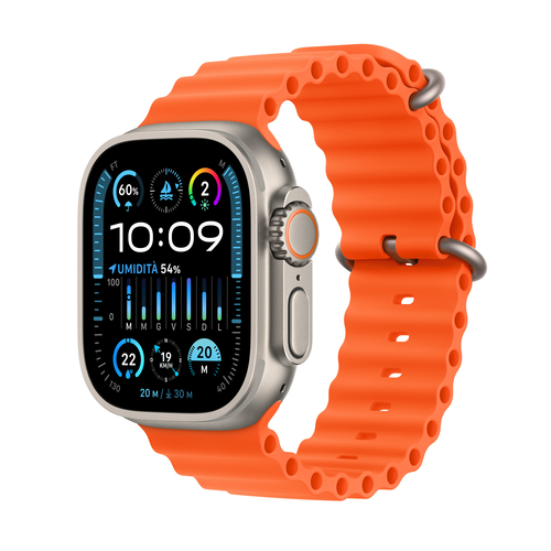 Apple Watch Ultra 2 Ocean Band Orange