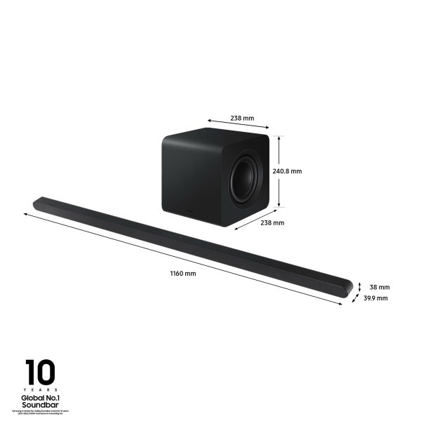 Samsung Soundbar HW-S800D - Titan Black