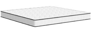 vidaXL Bonnell-Federkernmatratze 200 x 200cm - White/Black