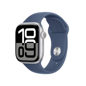 Apple Watch Series 10 42 mm Alu Sport Denim M/L (MWWC3QF/A) - Blue/Silver
