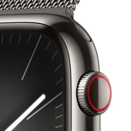 Apple Watch Series 9 45mm LTE Milanaise Loop Graphite