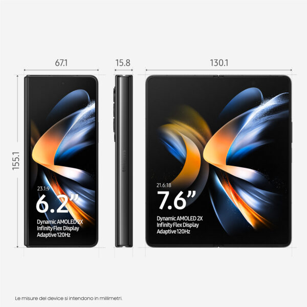 Samsung Galaxy Z Fold4 12-256GB Black