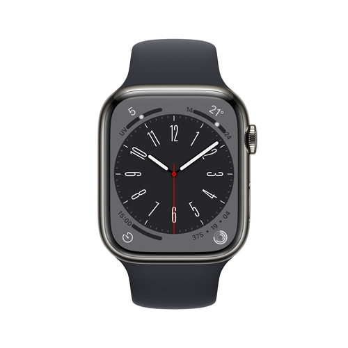 Apple Watch Series 8 45mm LTE Stainless Steel Sport Graphite