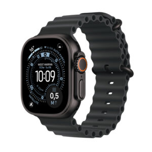 Apple Watch Ultra 3 Black Titanium Black Ocean Band