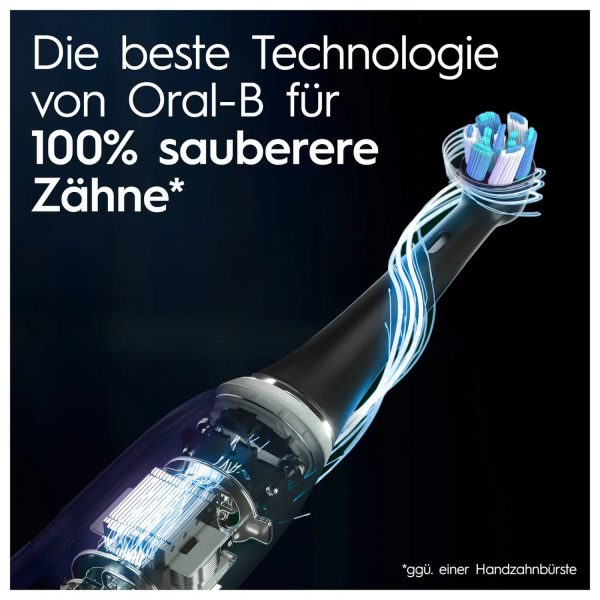 Oral-B Mikrovibrationszahnbürste iO Series 10 - Black Onyx