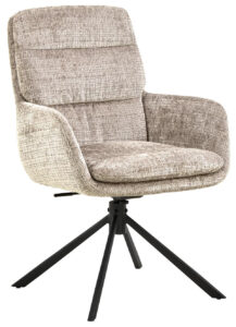 AC Design Sedia Edgar, 2 pcs - Beige/Black