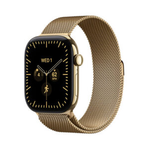 Apple Watch S12 42mm CEL Gold Titanium, Gold Milanese Loop