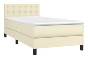 vidaXL Boxspringbett 100 x 200cm (3134209) - Cream