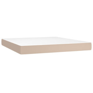 vidaXL materasso a molle insacchettate 180 x 200cm - White/Cappuccino