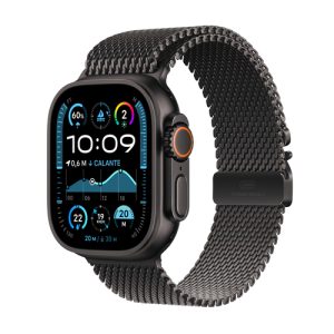 Apple Watch Ultra 2 Black Titanium Milanese Loop S (MX4W3FD/A) - Black