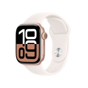 Apple Watch Series 10 42 mm Alu Sport M/L (MWWJ3QF/A) - Rosegold/White