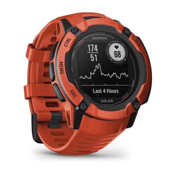 GARMIN Smartwatch Instinct 2X Solar Flame Red