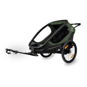 Hamax Fahrradanhänger Outback 2 in 1 - Green/Black
