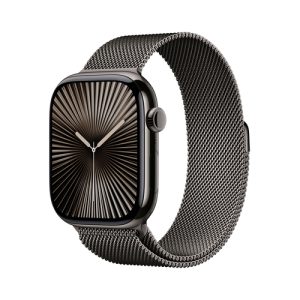 Apple Watch Series 10 46 mm LTE Titanium Slate Loop Milanese M/L (MWYW3QF/A) - Black