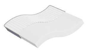vidaXL materasso in schiuma 200 x 200cm - White/Gray