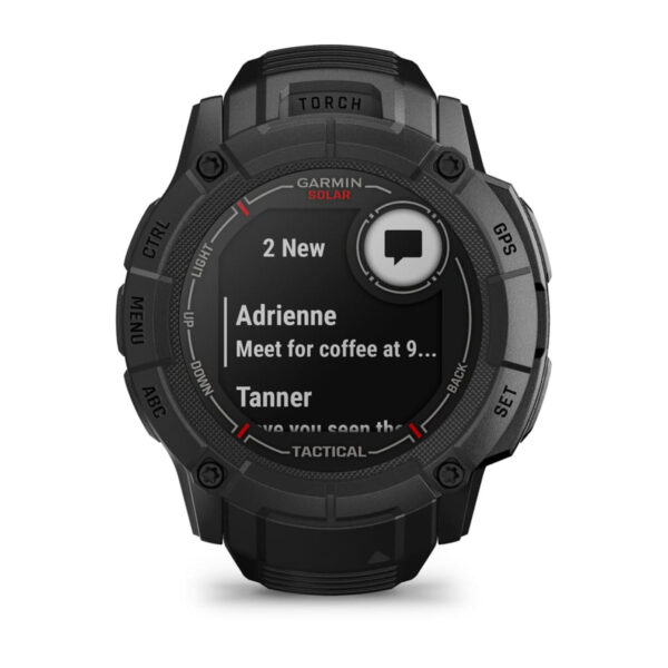 GARMIN Smartwatch Instinct 2X Solar Tactical Edition Black