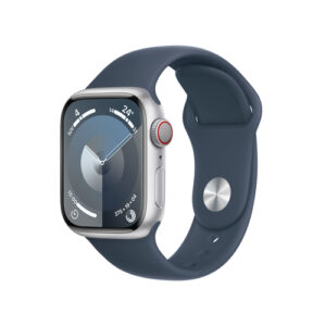 Apple Watch Series 9 41mm LTE Alu Sport S/M Silver/Blue
