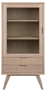 AC Design Vetrina A-Line 72 x 36 x 145cm (0000113956) - Light Brown