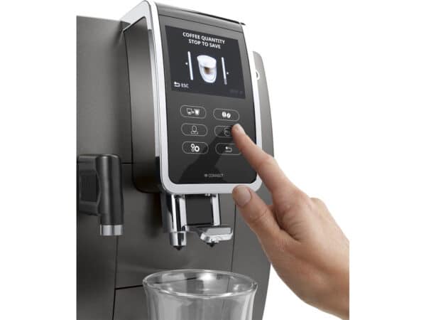 De'Longhi Fully automatic coffee machine Dinamica Plus ECAM 370.95.T Titanium