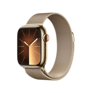 Apple Watch Series 9 41mm LTE Milanaise Loop Gold