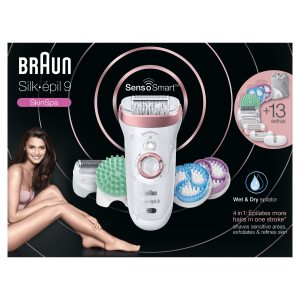 Braun Depilatore-Set 9-990 Senso Smart TM Skin Spa - White/Pinkgold
