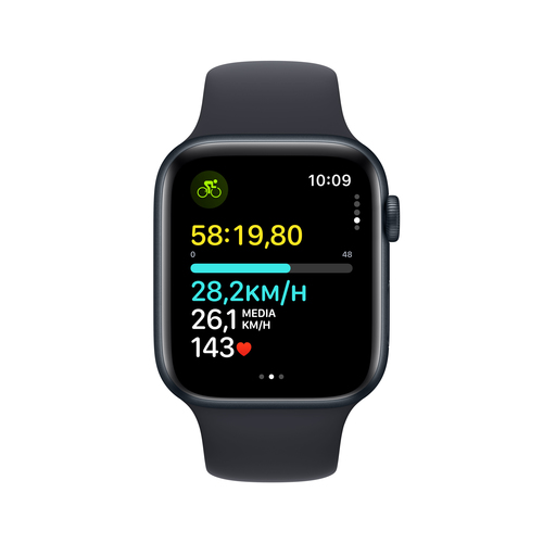 Apple Watch SE 2023 44mm GPS Alu Sport S/M Midnight