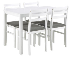 AC Design Set Tavolo da pranzo Alicante 110 x 74.5cm - White