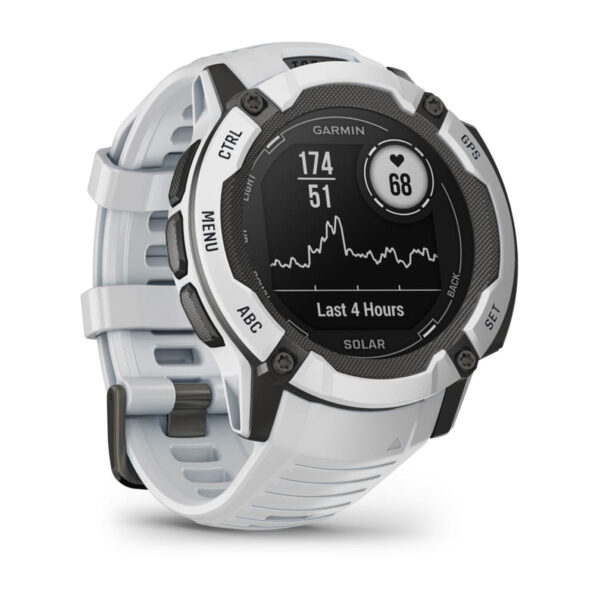 GARMIN Smartwatch Instinct 2X Solar Whitestone