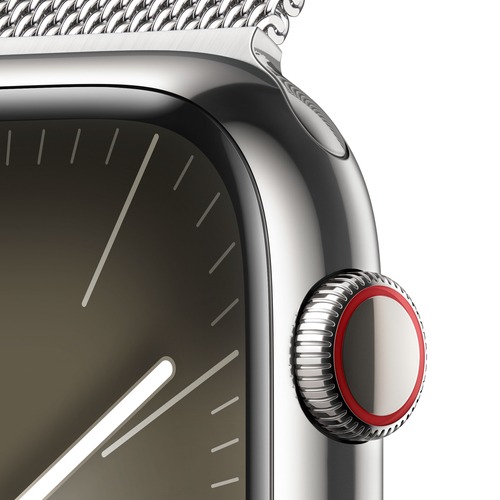 Apple Watch Series 9 45mm LTE Milanaise Loop Silver