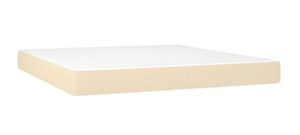 vidaXL materasso a molle insacchettate 180 x 200cm - White/Cream