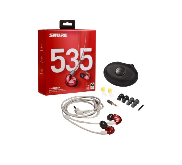 Shure In-Ear-Headphones SE535LTD-EFS - Red