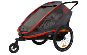 Hamax Fahrradanhänger Outback 2 in 1 - Gray/Red