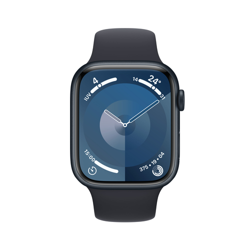 Apple Watch Series 9 45mm Alu Sport S/M Midnight