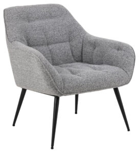 AC Design Poltrona Brooke steel/textile (0000098550) - Gray