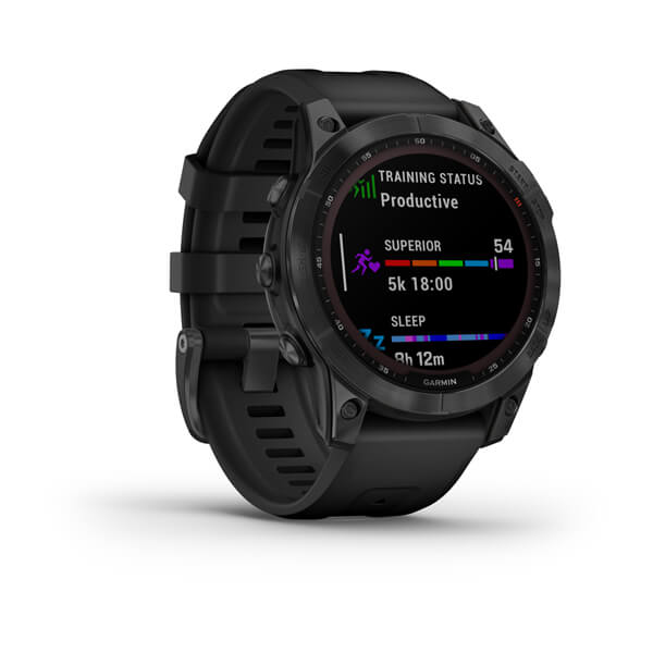 GARMIN Smartwatch GPS Fenix 7 Solar Black