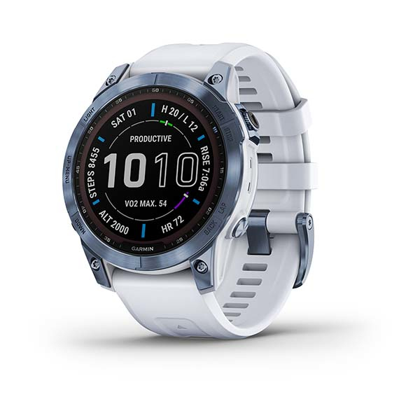 GARMIN Smartwatch GPS Fenix 7 Sapphire Solar Blue