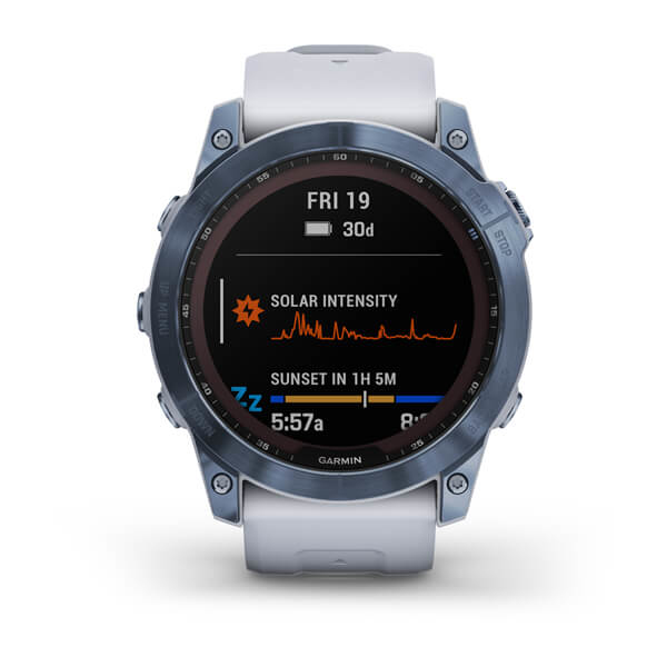 GARMIN Smartwatch GPS Fenix 7X Sapphire Solar Blue
