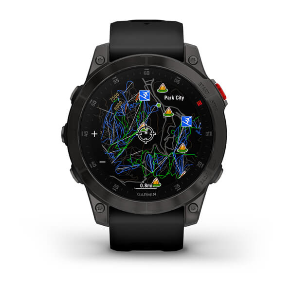 GARMIN Smartwatch GPS Epix Gen 2 Sapphire Titan Black