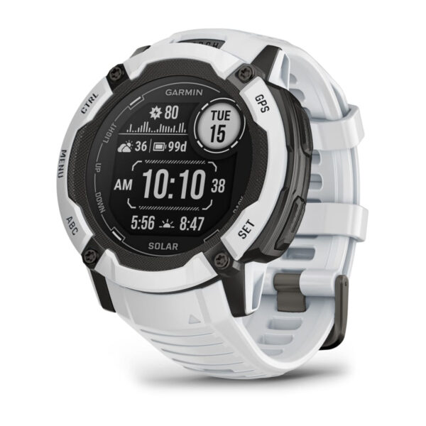 GARMIN Smartwatch Instinct 2X Solar Whitestone