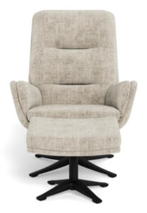 AC Design Poltrona reclinabile Suton con poggia piedi (0000112324)- Beige