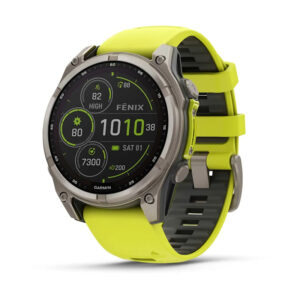 Garmin Smartwatch Fenix 8 Solar Sapphire Titan 47mm - Yellow/Graphite