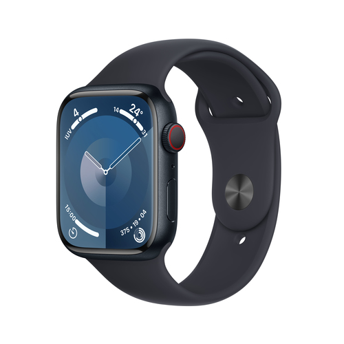 Apple Watch Series 9 45mm LTE Alu Sport S/M Midnight