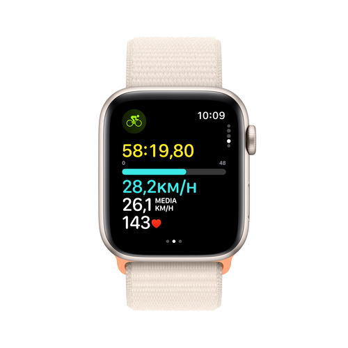 Apple Watch SE 2023 44mm LTE Alu Sport Loop Beige