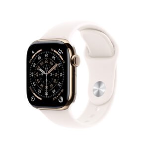 Apple Watch Series 11 42mm LTE Gold Titanium Light Blush M/L