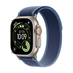 Apple Watch Ultra 3 Natural Titanium Blue/Bright Trail Loop M/L