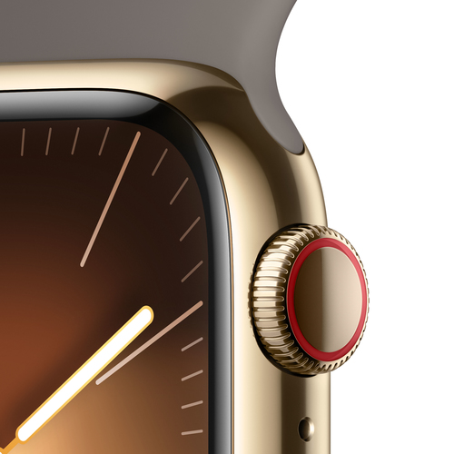 Apple Watch Series 9 41mm LTE Sport M/L Gold/Brown