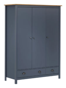 vidaXL armadio Oenone 127 x 50 x 170cm - Gray