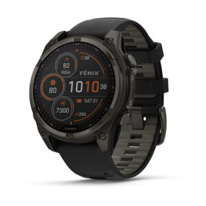 Garmin Smartwatch Fenix 8 Solar Sapphire Titan 47mm - Black